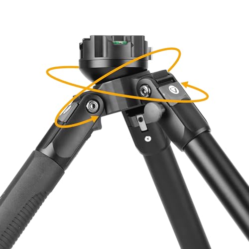 Shooting Tripod with Rapid Release Arca & Picatinny Rail - 30mm Aluminum