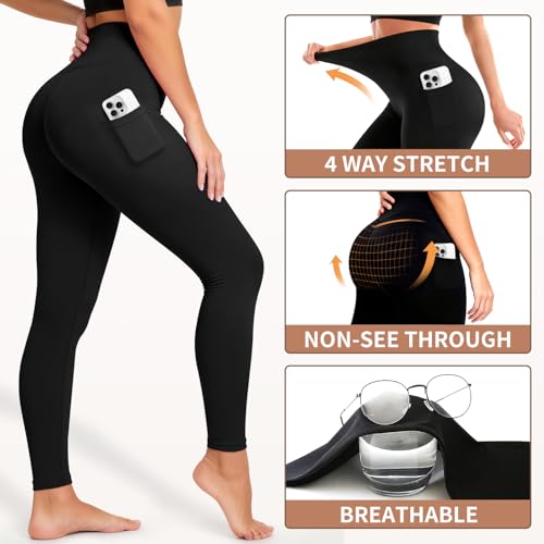 Laite Hebe Leggings for Women - High Waisted Full Length Buttery Soft