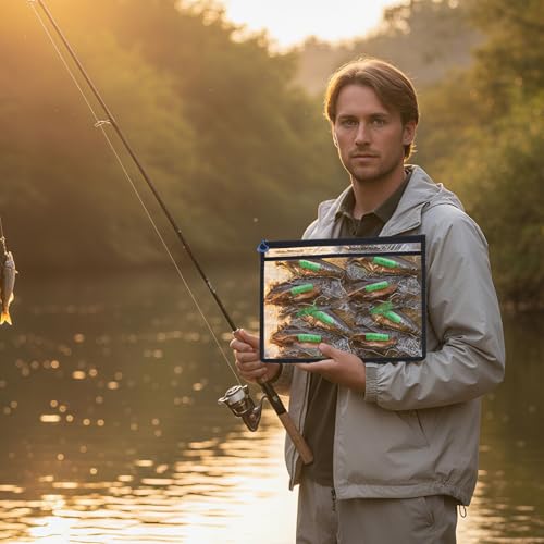 Large Water Resistant Fishing Tackle Storage Bag - 2 Pcs