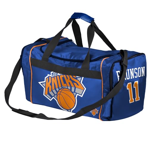 NBA Team Duffel Gym Bag - Jalen Brunson New York Knicks