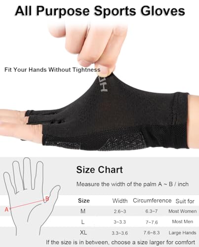 Fingerless UV Protection Gloves - X-Large Grey for Fishing & Outdoor Activities