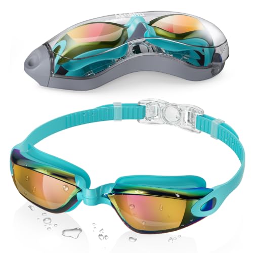 Aegend Swim Goggles, Swimming Goggles No Leaking Full Protect Adult