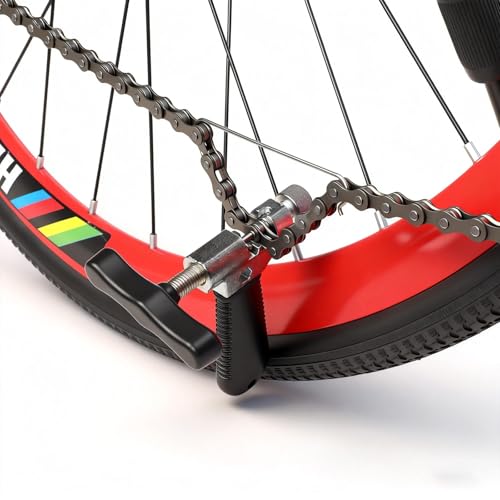 Universal Bike Chain Tool Kit - Chain Breaker & Installer - Black