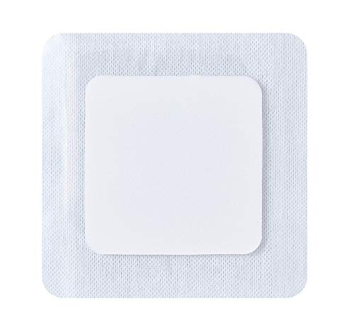 Areza Medical 6.5x6.5 in PU Foam Wound Dressing with Adhesive Border – Sterile (5 pcs)