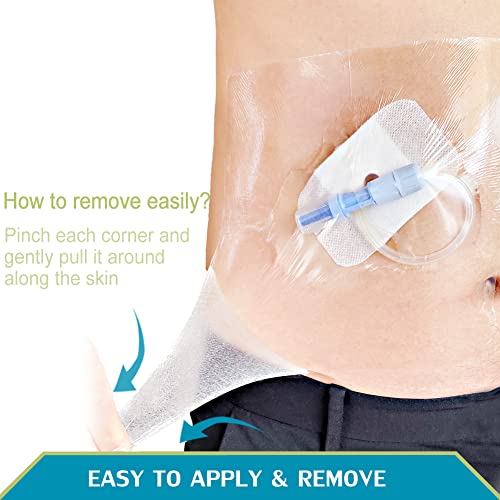 Hola Health 6x6 Inch Waterproof Tattoo & Wound Healing Bandage Pack of 50