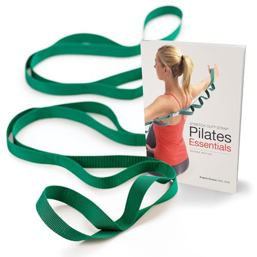 Stretch Out Strap with Pilates Essentials Book - 6' Long