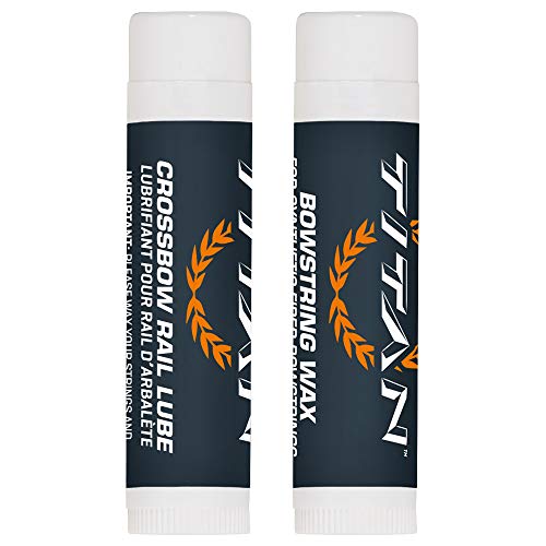 Crossbow String Wax and Rail Lube Combo - 2 Pack