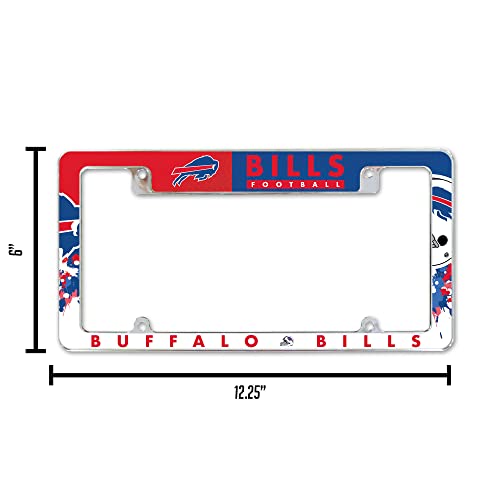 Durable Chrome Automotive License Plate Frame - 12" x 6"