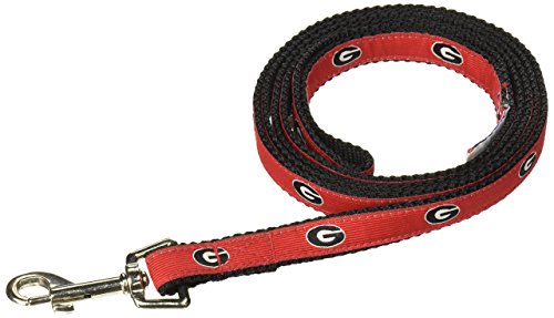 NCAA Georgia Bulldogs Dog Leash - 6 Feet, Heavy Duty