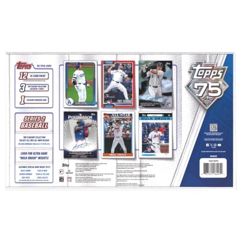 2026 Topps MLB Series 2 Baseball Trading Card Box - 10 Packs