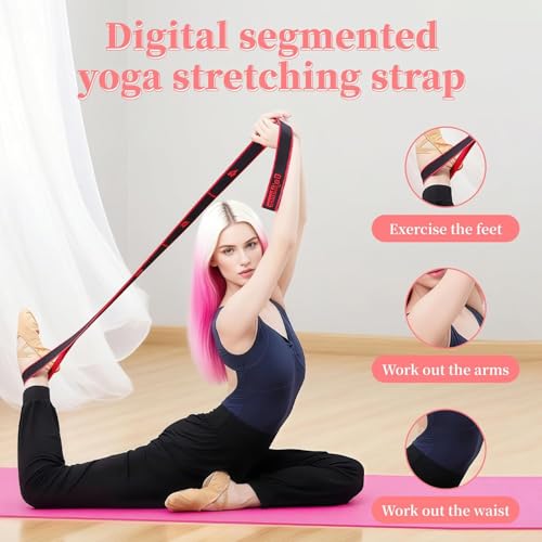 Fitness Resistance Band Set - 8-Section Elastic Stretching Bands, 3PCS