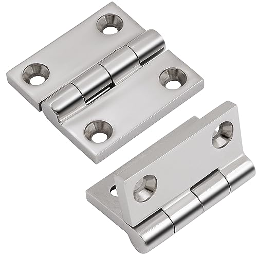316 Stainless Steel Hinges Marine Grade 1.5" x Heavy Duty Boat Hatch