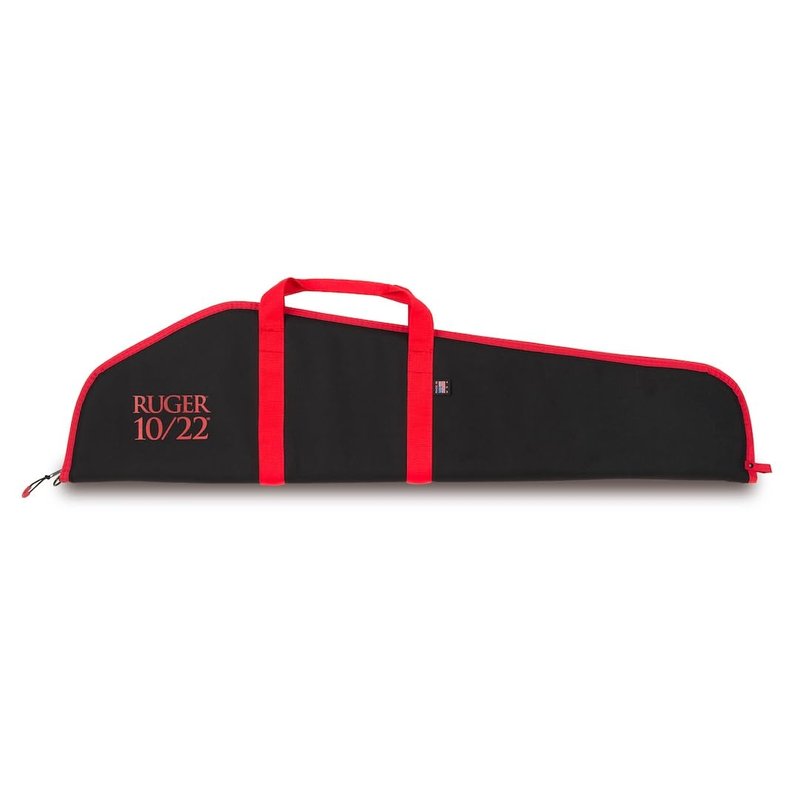 Allen Company Ruger Rifle Case - 40-Inch Soft Gun Bag - Hunting and Shooting Accessories - Black/Red