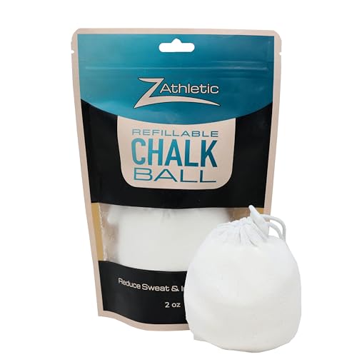 2oz Refillable Gym Chalk Ball for Rock Climbing & Weightlifting