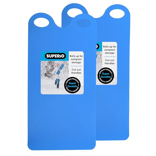 36" Blue Carpet Sled - Lightweight, Portable Snow Slider