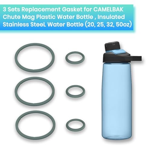 Replacement Gasket Set for Camelbak Chute Mag Bottle - 3 Sets