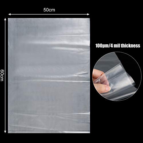 Zonon 25 Pack 20 x 24 Inch 4 Mil Heavy Duty Bucket Liner Bags for Turkey Brining