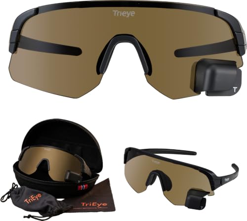 Cycling Glasses with Rear-view Mirror - High Contrast Smoke 2.0 - UV400 Protection