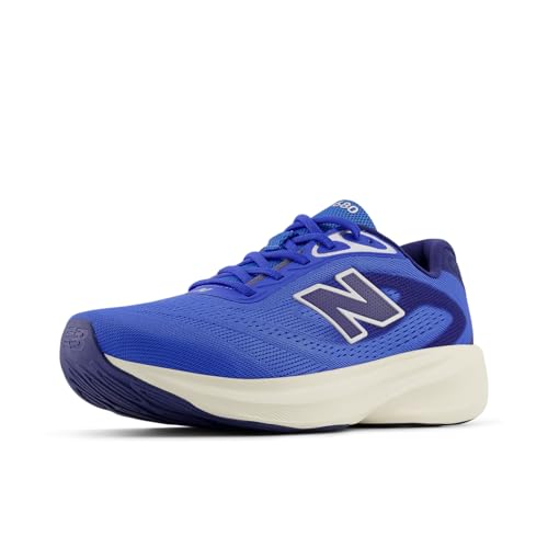 Men's Waterproof Running Shoes - New Balance Fresh Foam 680 V8 - Blue Bird/Faded Black