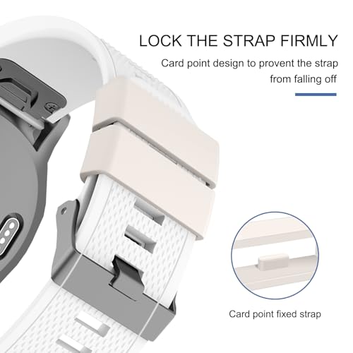 Silicone Replacement Watch Band Keepers - 6-Pack Starlight