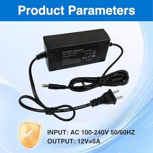 12V Power Adapter for NordicTrack RW900 Rower - NTEVRW15920.0 Compatible