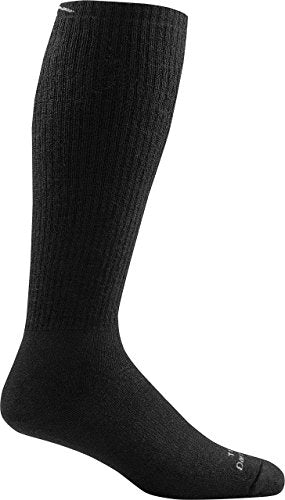 Darn Tough Vermont Tactical Over-the-Calf Extra Cushion Socks Large Black Unisex