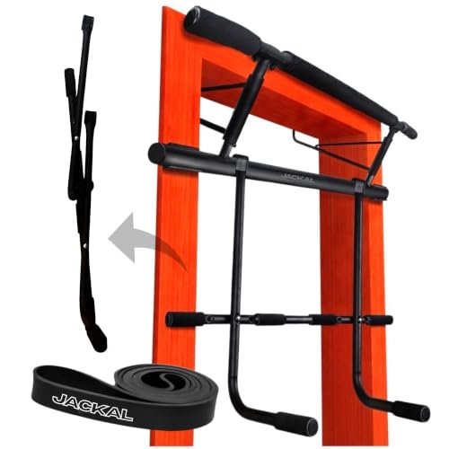 Door Pullup and Dip Bar Station - Regular Bar, Easy Folding Storage