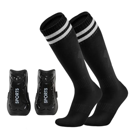 Youth Soccer Socks for Boys & Girls - Small Black