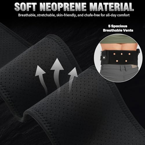 Belly Band Holster for Men & Women - Comfortable Neoprene Gun Carrier