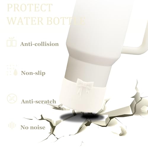 Silicone Protective Boot for Water Bottles - Off-White
