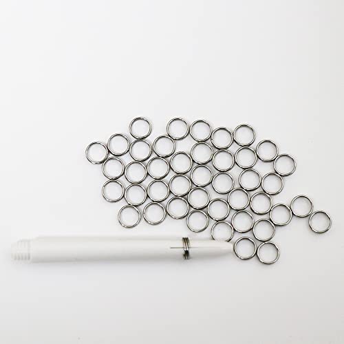 200 Pcs Dart Steel O-Rings - Durable Stainless Steel Ring Set