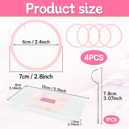 4-Pack Pink O Ring Gaskets for Owala FreeSip Water Bottles