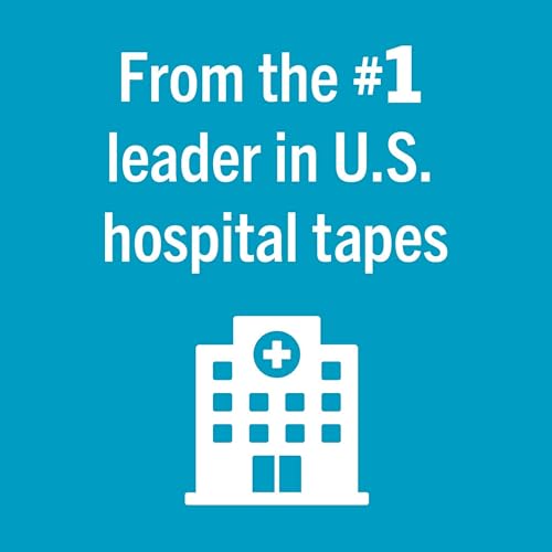 Waterproof Medical Tape - 1 Inch x 5 Yards, Flexible Adhesive