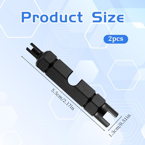 Valve Core Repair Tool Set - 2 Pcs Blue & Black