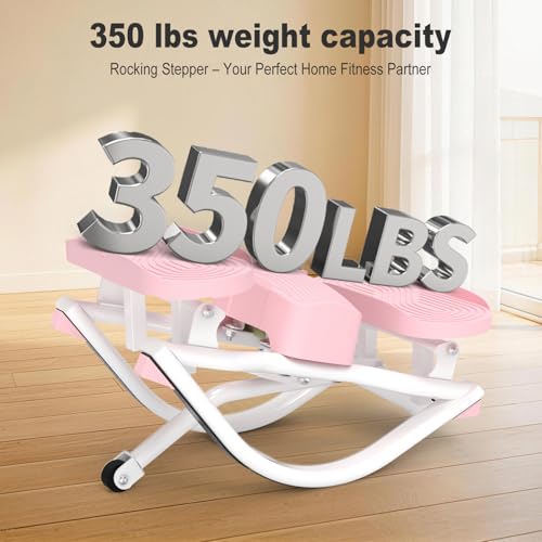 Rock Stepper Exercise Machine - 350lbs Capacity, Pink