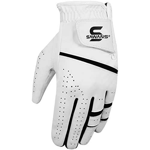 Golf Gloves for Right-Handed Men - Left Hand Glove - Large