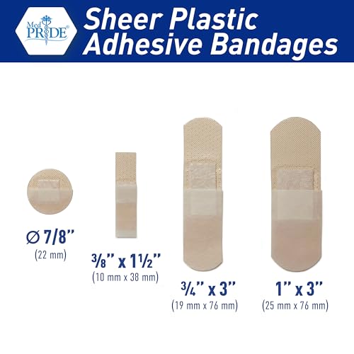 Hypoallergenic Junior Strip Bandages - Latex-Free, 100 Count