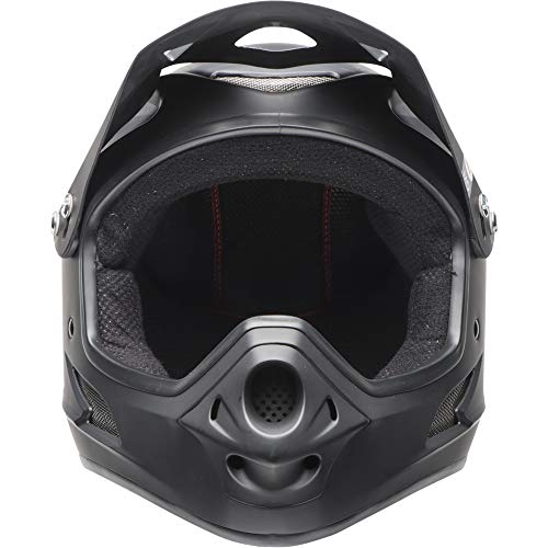 BMX Helmet for Adults - Matte Black with Plush Padding