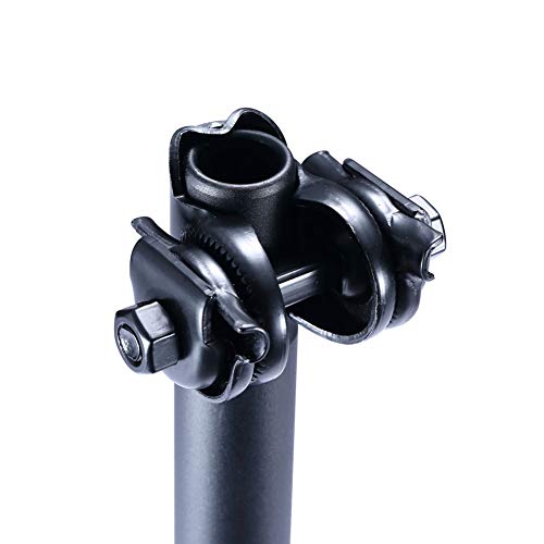 Bike Seat Clamp Adapter for Standard Rail Saddles - Black