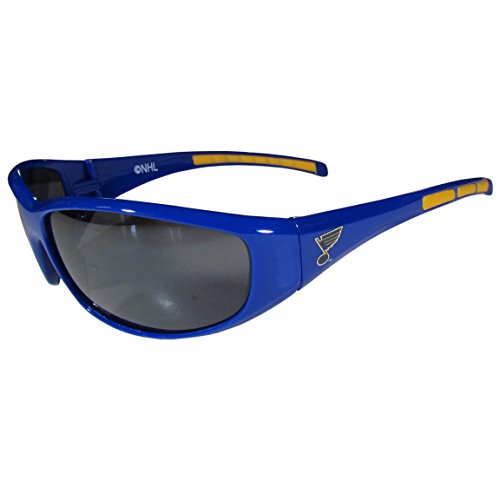 St. Louis Blues Wrap Sunglasses - One Size - Blue