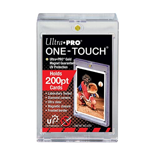 One Touch Magnetic Card Holder - UV Protection, 200pt