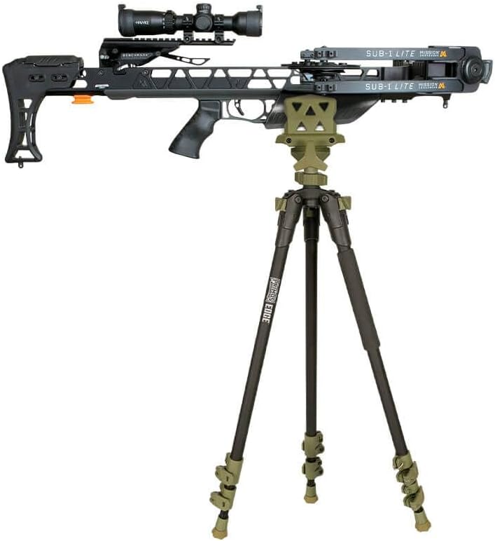 Primos Hunting Edge Aluminum Tripod Shooting Stick - Lightweight & Adjustable Gun Clamp Support | 360° Panning