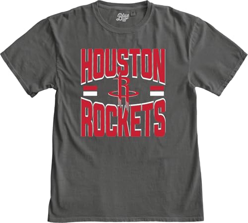Houston Rockets Black NBA Unisex T-Shirt - Ringspun, Officially Licensed, Large