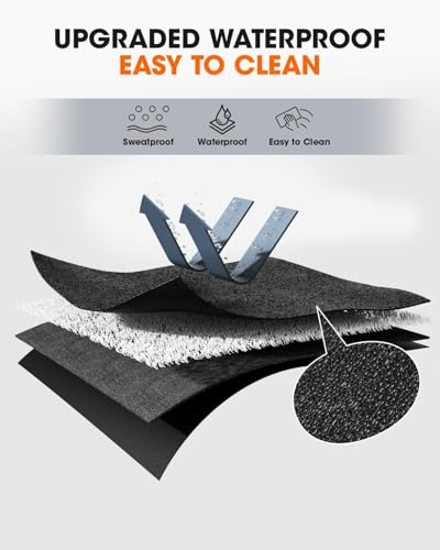 Stepwaver 68.2 x 24.1 Inch Foldable Walking Pad Mat for Carpet Floors - 0.2 Inch Thick, Heavy-Duty Floor Protector
