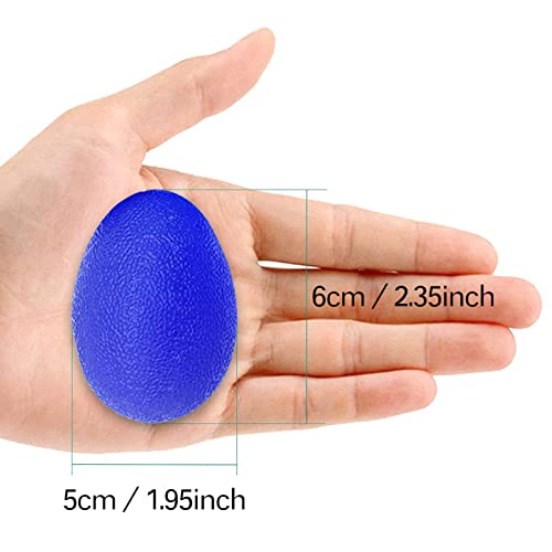 Silicone Squeeze Balls - 3-Piece Stress Relief & Grip Strength Set