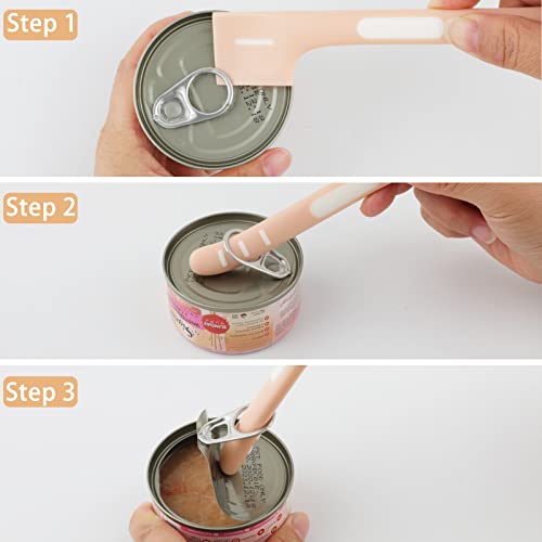 Pet Food Can Cover Lids with Mixing Spoon - 6 Pack Set