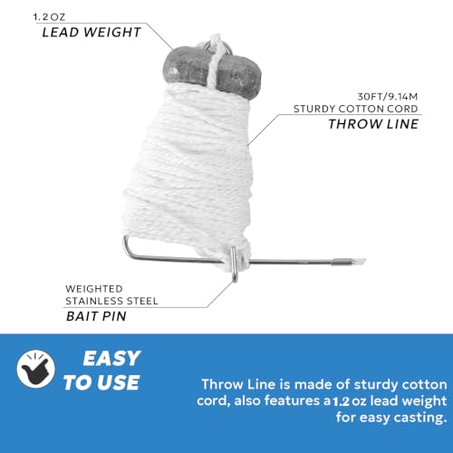 30FT Crab Trap Line Kit with 1.2OZ Weight - 3PCS Ctl007-3