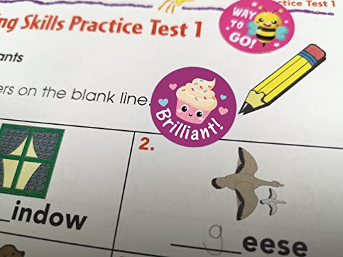 Motivational Mini Reward Stickers - 1008 Pc. Science Pack for Kids