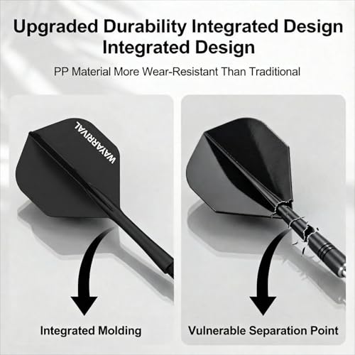 Integrated Dart Flights and Shafts - 3 Pack for 2BA Darts