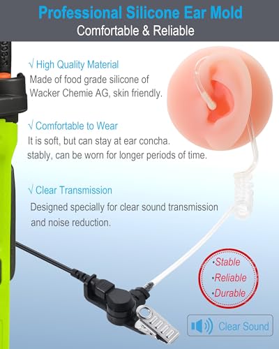 Soft Earmold for Acoustic Tube Earpiece - Pale Pink, Left Ear, Medium